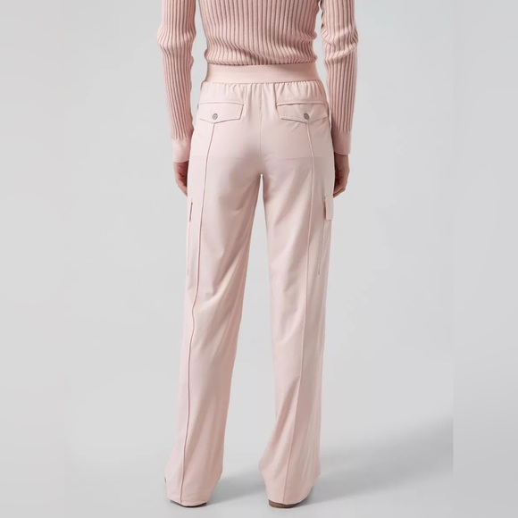 Athleta Vienna Cargo Pants Orchard Pink Size 10P - Picture 2 of 6
